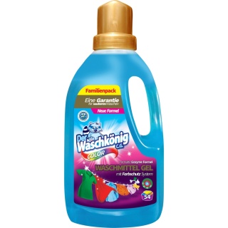 Der Waschkonig Color Kolor Niemiecki Żel Do Prania Kolorów 1,625l 54p De