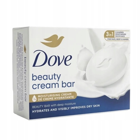 DOVE MYDŁO 1x90G BEAUTY CREAM - ORIGINAL / WHITE