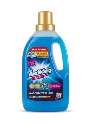 Der Waschkonig Color Kolor Niemiecki Żel Do Prania Kolorów 1,625l 54p De