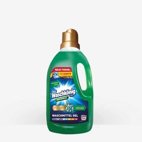 Der Waschkonig Universal Niemiecki Uniwersalny Żel Do Prania 54pr 1,625l De