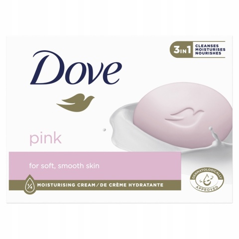 Dove Pink Moisturising Cream Mydło W Kostce 90 G