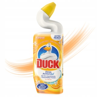 Duck Żel Do Mycia Toalet Deep Action Cytrus Intensywne Czyszczenie 750 Ml