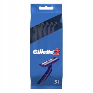 Gillette Blue2 Jednorazowa Maszynka Do Golenia Dla Mężczyzn, 5 Sztuk