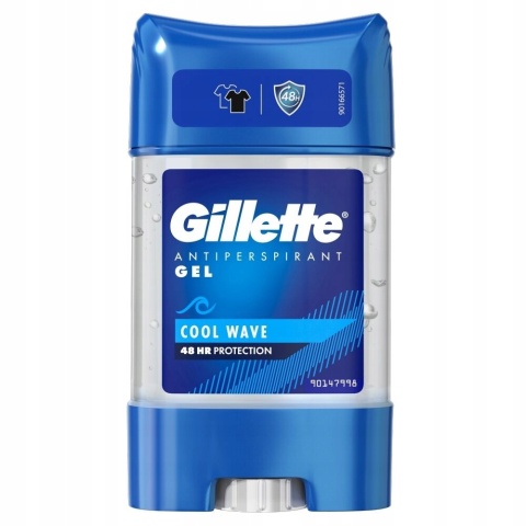 Gillette Clear Gel Cool Wave Antyperspirant Dla Mężczyzn 70 ml