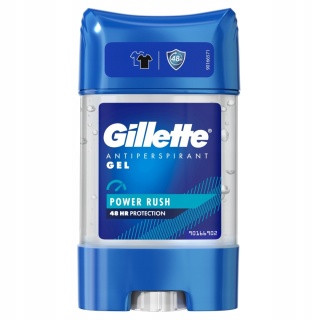Gillette Power Rush 48h Antyperspirant W Żelu Sztyft 70ml