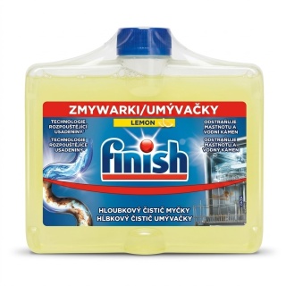 Płyn Do Czyszczenia Zmywark Finish Lemon Duo Dishwasher Cleaner 2x250ml