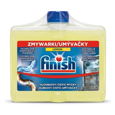 Płyn Do Czyszczenia Zmywark Finish Lemon Duo Dishwasher Cleaner 2x250ml