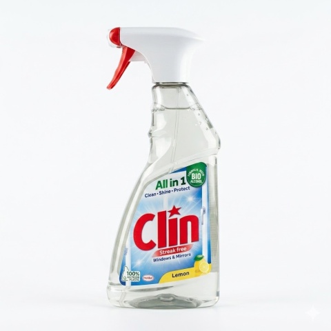 Płyn Do Mycia Szyb Clin Lustra Szyby 3w1 Clean Shine Protect Spray 500m