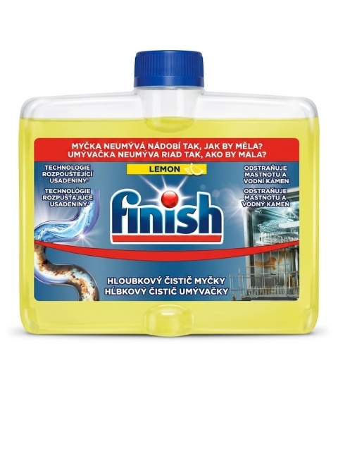 Płyn do czyszczenia zmywarki FINISH Lemon 250ml
