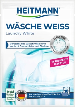 Heitmann Wasche Weiss wybielacz do białego prania i do tkanin 50g