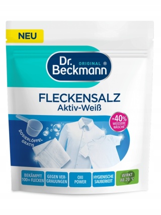 Odplamiacz do tkanin białych w proszku Oxi Power Aktiv Dr. Beckmann 400g DE