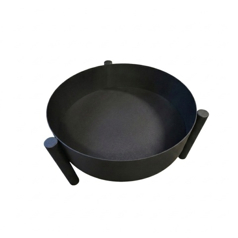 PALENISKO OGRODOWE PREMIUM Ø 60cm – TRZY NOGI, CZARNY MAT