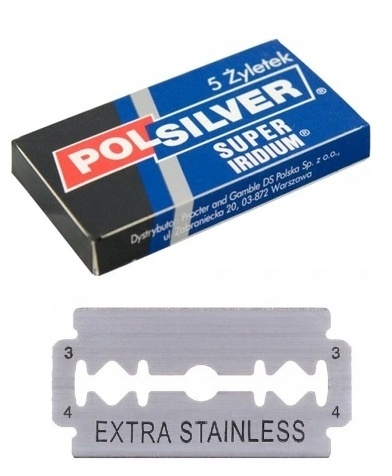 Polsilver Żyletki Do Golenia 5 szt Super Iridium